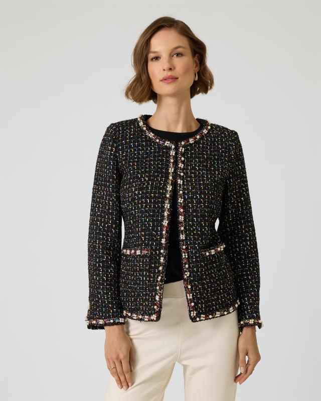 Blazer in Bouclé-Optik