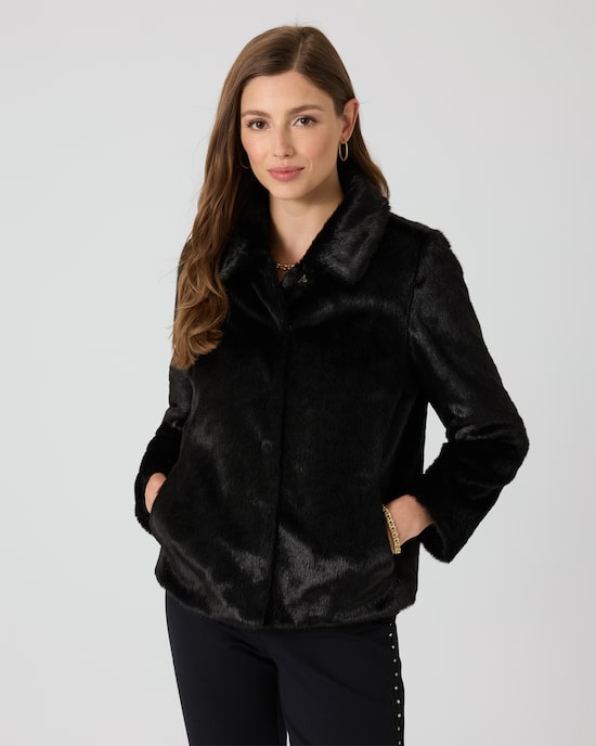 Produktabbildung für Jacke aus Webpelz