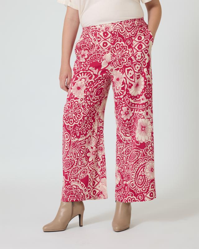 Schlupfhose mit Blumen-Print