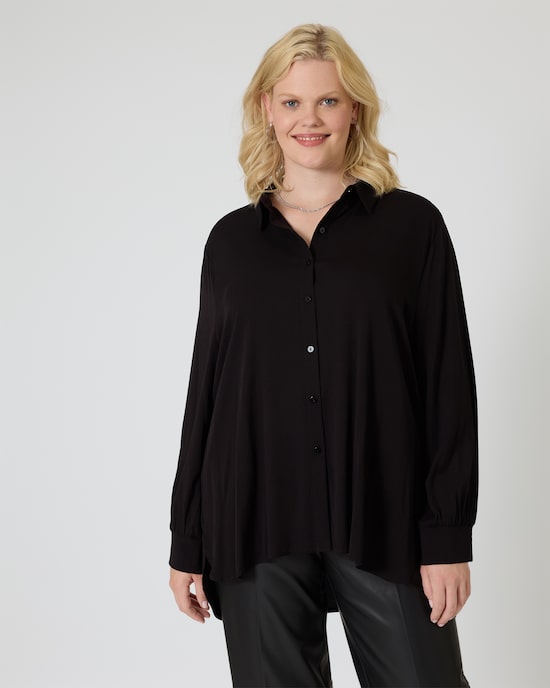 Produktabbildung für Oversize-Bluse in Uni