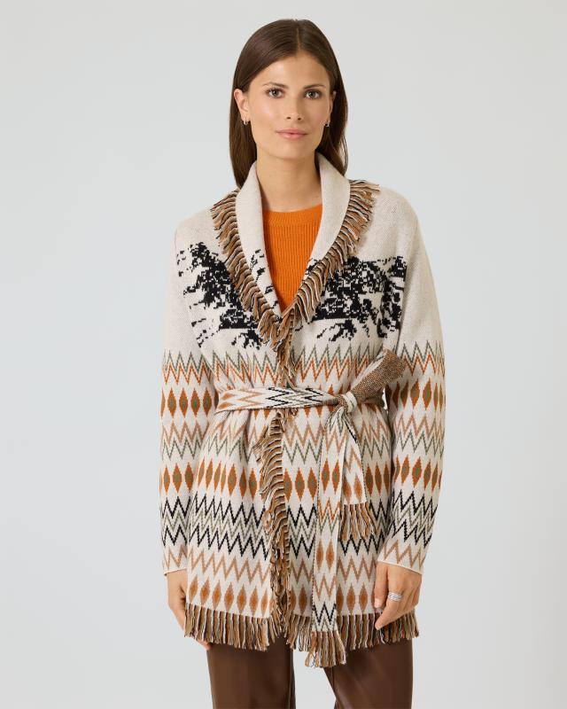 Cardigan mit Aspen-Motiv