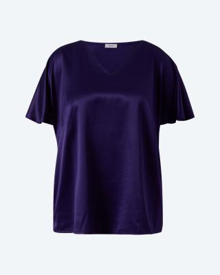 Shirt mit Satin-Front