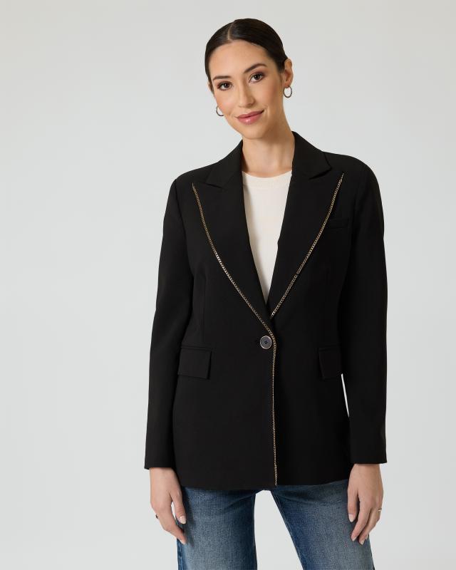 Blazer mit Kettendekor