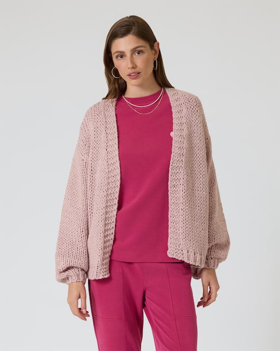 Produktabbildung für Grobstrick-Cardigan im Unidesign