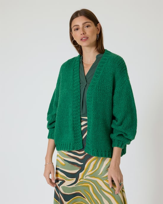 Produktabbildung für Grobstrick-Cardigan im Unidesign
