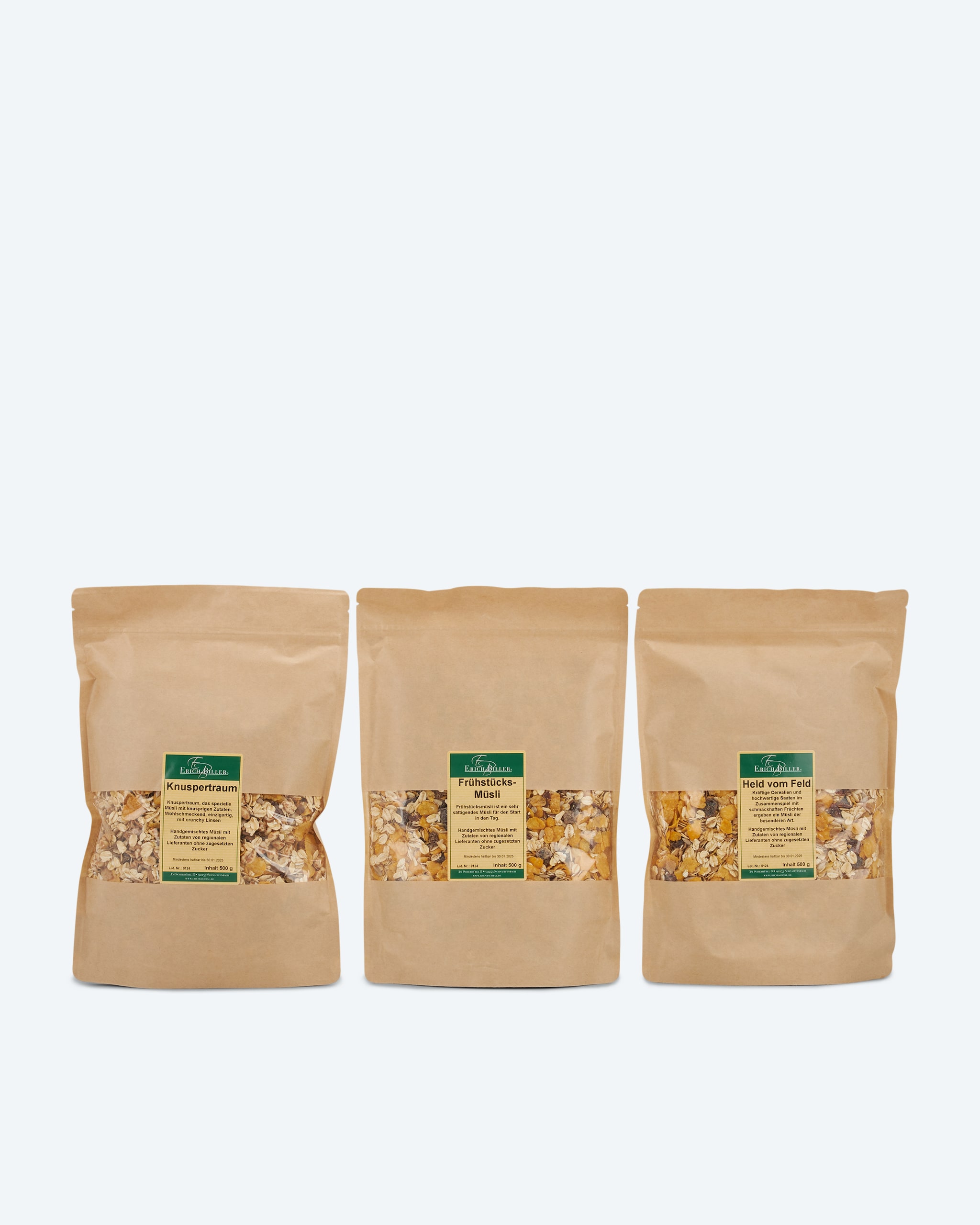 Produktabbildung für Müsli-Mix Kennenlern-Set, 3tlg.