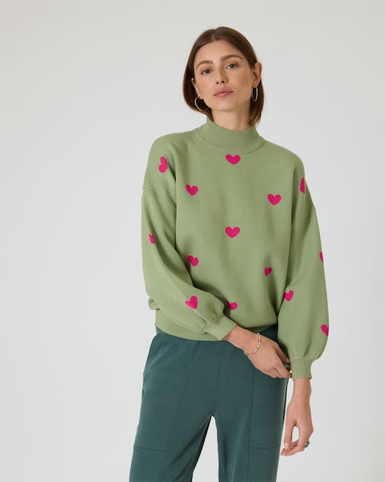 Produktabbildung für Strickpullover "Hearts"