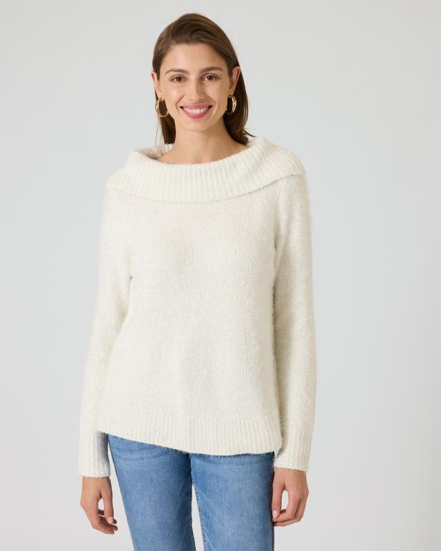 Pullover mit Flauschgarn