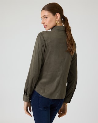 Produktabbildung 7 für Bluse aus Wildlederimitat