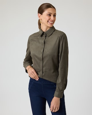 Produktabbildung 6 für Bluse aus Wildlederimitat