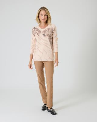 Pullover mit Animal-Print