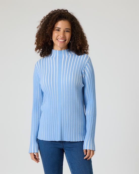 Produktabbildung für Pullover im Streifen-Look