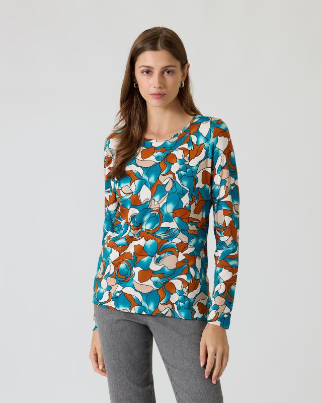 Shirt mit Herbst-Druck