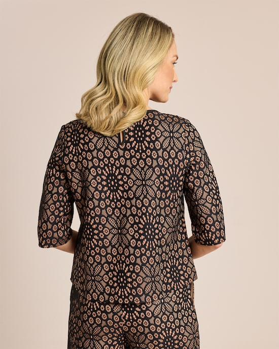 Produktabbildung für "Couture" Shirt mit Scuba-Spitze