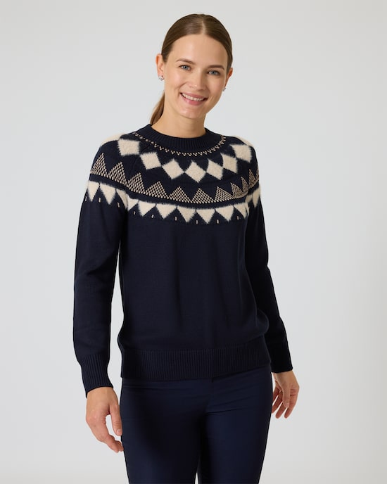 Produktabbildung für Pullover mit Flauschgarn