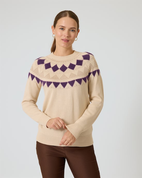 Produktabbildung für Pullover mit Flauschgarn