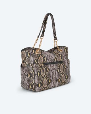 Shopper in Snake-Optik