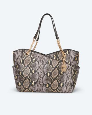 Shopper in Snake-Optik