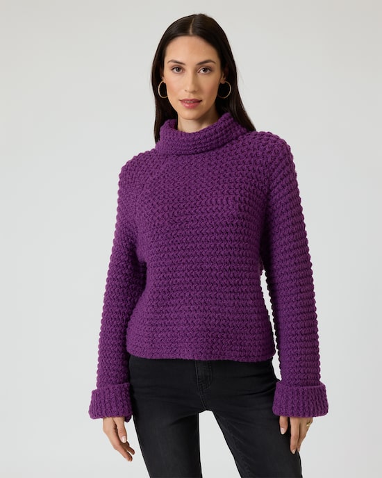 Produktabbildung für Pullover mit Strickmuster