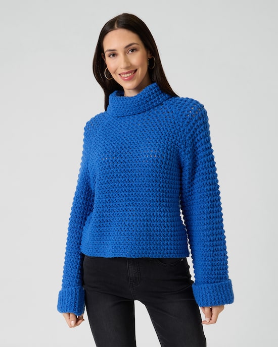 Produktabbildung für Pullover mit Strickmuster