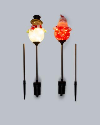 Outdoor-LED-Stecker Weihnachtsfiguren, 2 Stück