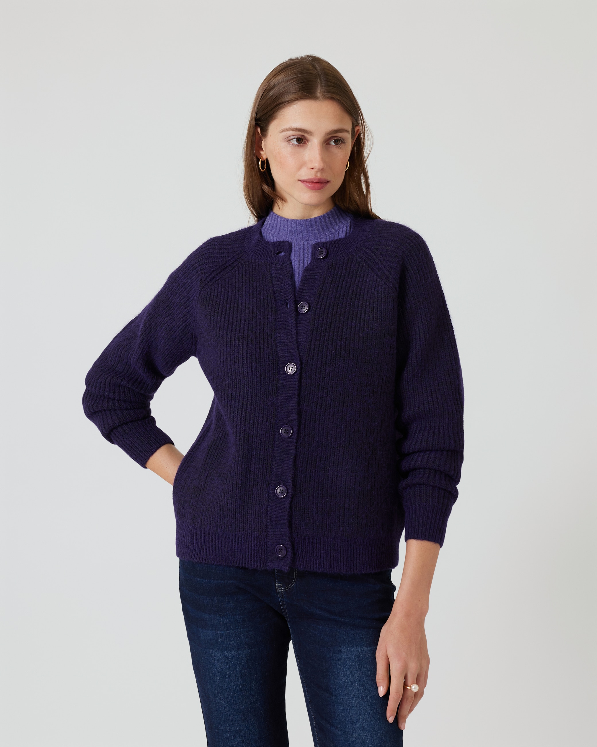 Produktabbildung für Strick-Cardigan im Unidesign