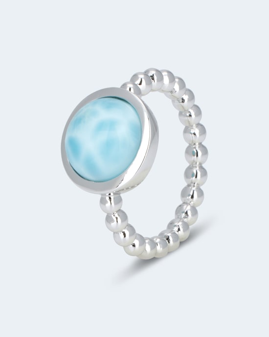 Produktabbildung für Ring mit Larimar