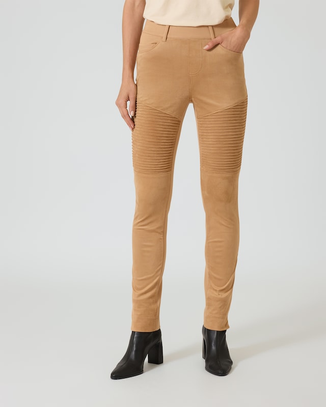 Schlupfhose mit Biker-Biesen