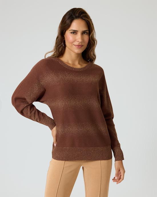 Produktabbildung für Pullover mit Glanzgarn