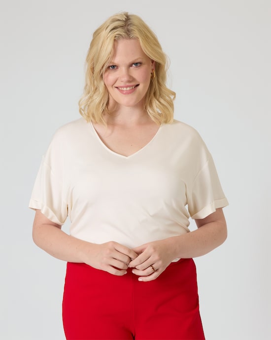 Produktabbildung für Basic-Shirt mit Shape-Top