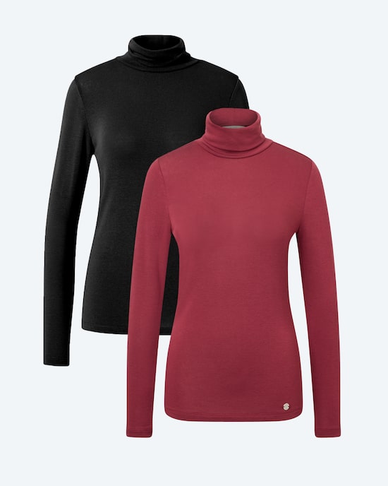 Produktabbildung für Rollkragenshirt im Doppelpack