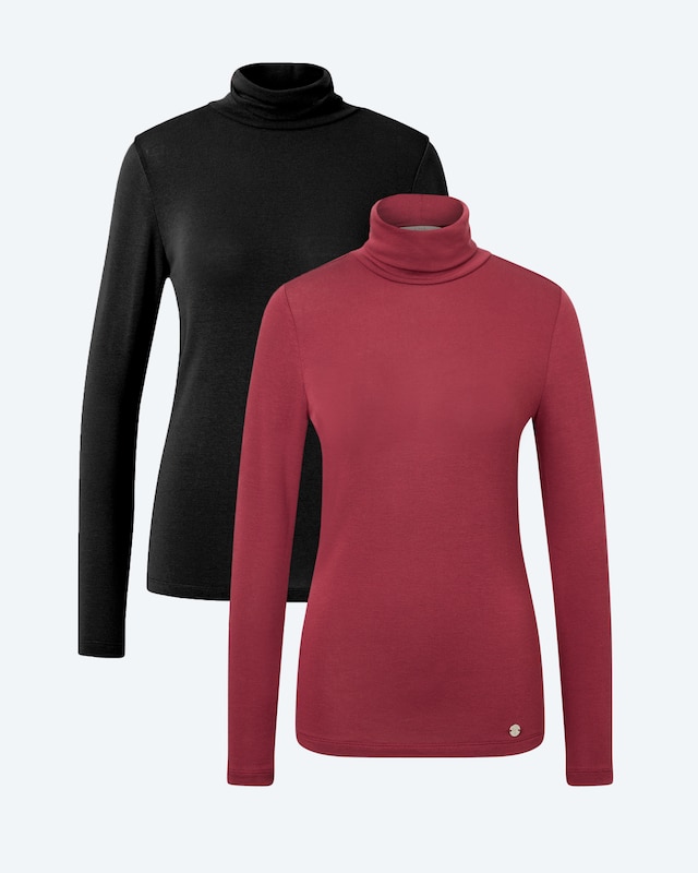 Rollkragenshirt Im Doppelpack
