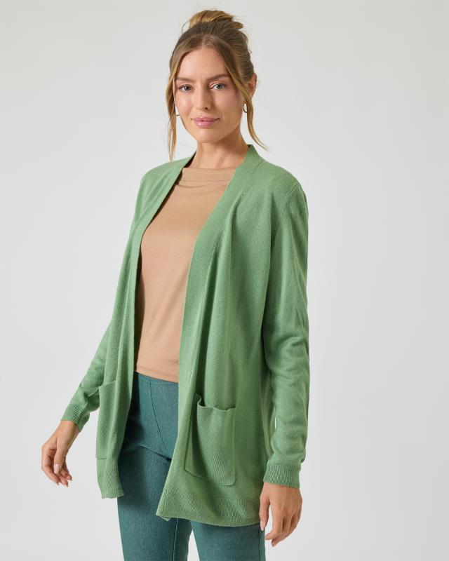 Longcardigan im Unidesign