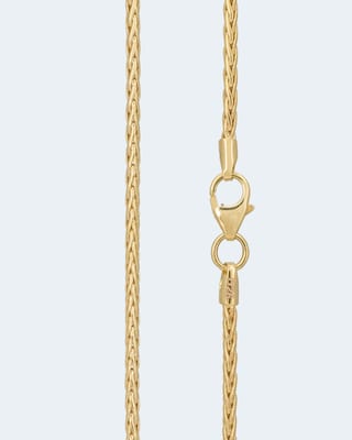 Produktabbildung 2 für Zopfkette aus 585er Gelbgold