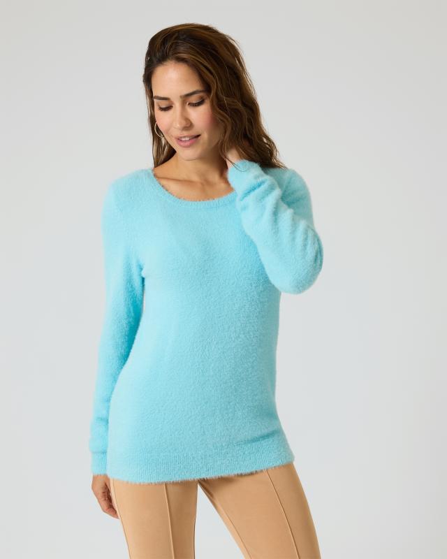 Pullover aus Flauschgarn