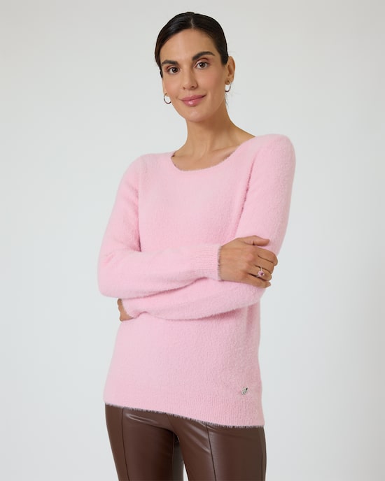 Produktabbildung für Pullover aus Flauschgarn