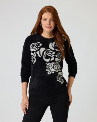 Pullover mit Rosen