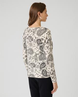 Pullover mit Paisley-Print