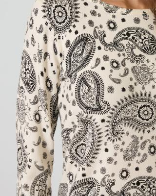 Pullover mit Paisley-Print