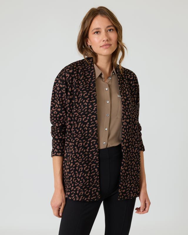 Cardigan in Leo-Jacquard