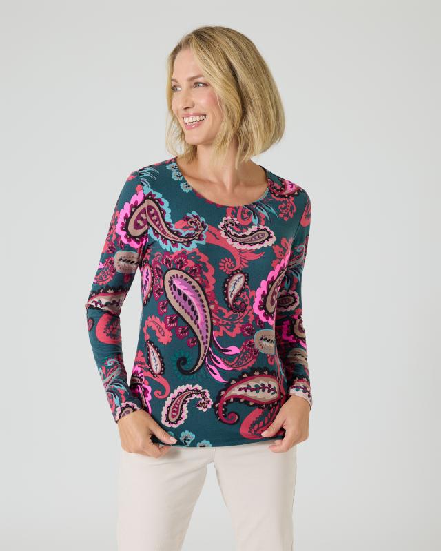 Shirt mit Paisley-Druck