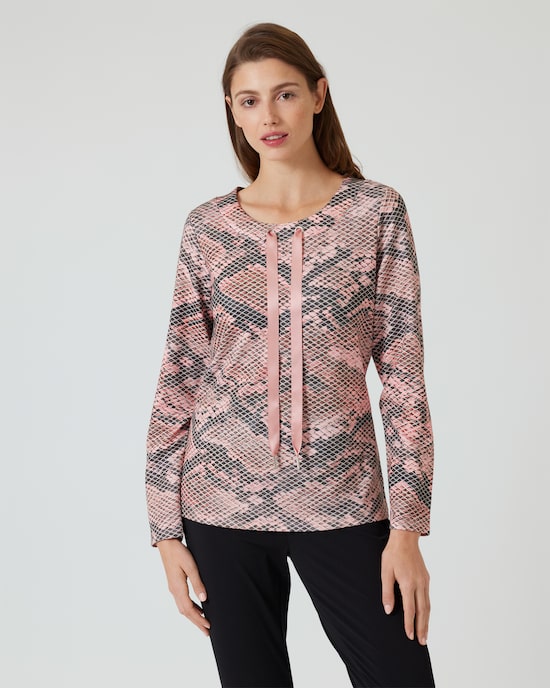 Produktabbildung für Shirt mit Snake Print