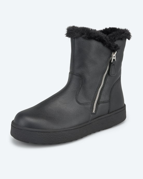 Produktabbildung für Stiefel mit Fellkragen