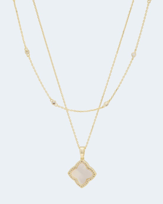 Produktabbildung für Collier mit Zirkonia, 2er-Set