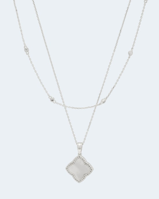 Produktabbildung für Collier mit Zirkonia, 2er-Set