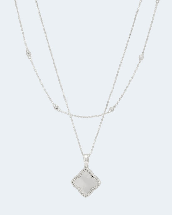 Produktabbildung für Collier mit Zirkonia, 2er-Set