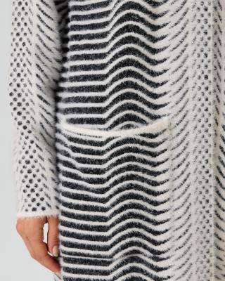 Cardigan mit Zebrastreifen