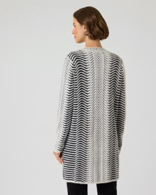 Cardigan mit Zebrastreifen