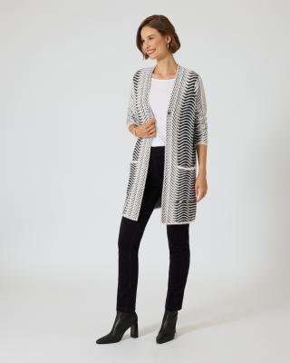 Cardigan mit Zebrastreifen