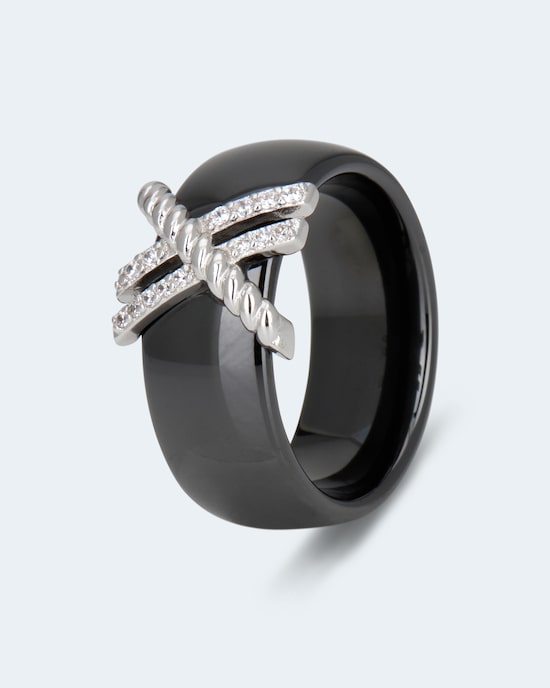 Produktabbildung für Ring aus Keramik mit Zirkonia